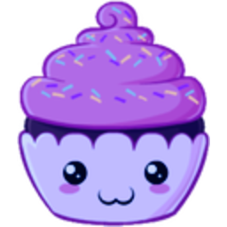 Purple Cupcake — cute emoji for Slack & Discord (Discord)