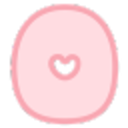 0 Heart — pink emoji for Slack & Discord