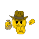 Indiana Jones — cartoon emoji for Slack & Discord