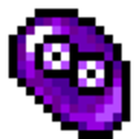 Purple Bean — pixel-art emoji for Slack & Discord