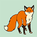 Dancing Fox — cartoon emoji for Slack & Discord