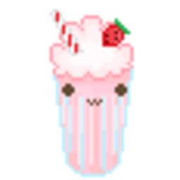 Strawberry Milkshake — dessert emoji for Slack & Discord (Discord)