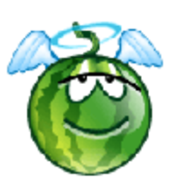 Watermelon Angel — watermelon emoji for Slack & Discord (Discord)