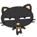 Stomp Black Cat — cat emoji for Slack & Discord