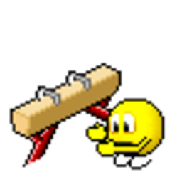 Gymnastics 3 — cartoon emoji for Slack & Discord (Discord)