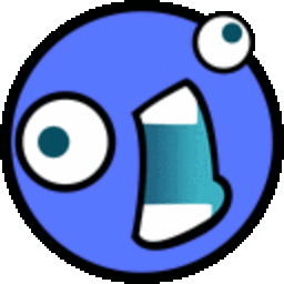 Screaming Party — blue emoji for Slack & Discord (Discord)