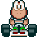 Koopa Troopa Mario Kart — cartoon emoji for Slack & Discord