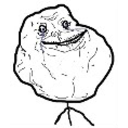 Forever Alone 2 — cartoon emoji for Slack & Discord