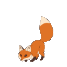 Fox Jump — cartoon emoji for Slack & Discord (Discord)