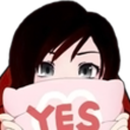 Ruby Yes — cartoon emoji for Slack & Discord (Discord)