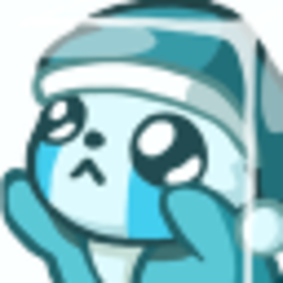 Panda Frozen — cartoon emoji for Slack & Discord (Discord)
