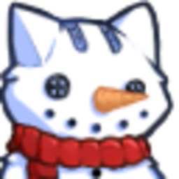 Cat Snowman — cartoon emoji for Slack & Discord (Discord)