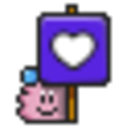 Knuddels Heart Sign — cute emoji for Slack & Discord