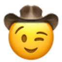 Winking Cowboy — emoji emoji for Slack & Discord