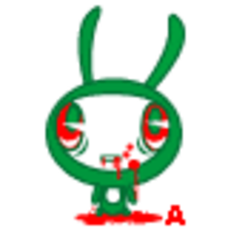 Bloody Alien — cartoon emoji for Slack & Discord (Discord)