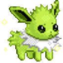 Jolteon Shiny 2 — cartoon emoji for Slack & Discord