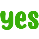 Yes 5 — text emoji for Slack & Discord