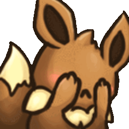 Eevee Shy — cartoon emoji for Slack & Discord (Discord)
