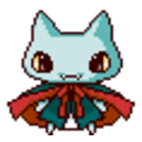 Vampire Cat — cartoon emoji for Slack & Discord