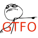 Gtfo — reaction emoji for Slack & Discord