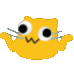 Meow Googlyshrug — cartoon emoji for Slack & Discord (Discord)
