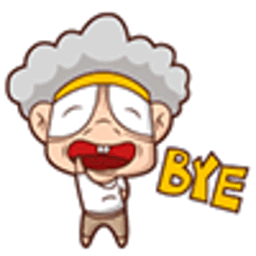 Wave Bye — cartoon emoji for Slack & Discord (Discord)