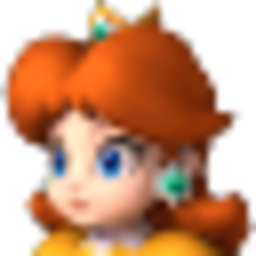 Princess Daisy 3 — cartoon emoji for Slack & Discord (Discord)