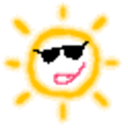Sun Sunglasses — sun emoji for Slack & Discord (Discord)
