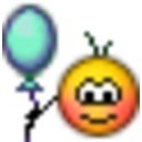 Balloon Blush — cartoon emoji for Slack & Discord