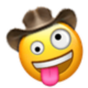 Zany Cowboy — cartoon emoji for Slack & Discord