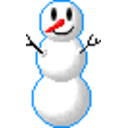Snowman 6 — cartoon emoji for Slack & Discord