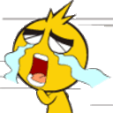 Run Tears — cartoon emoji for Slack & Discord