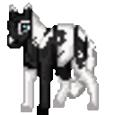 Horse Blackwhite — animal emoji for Slack & Discord