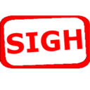 Sigh 3 — sigh emoji for Slack & Discord