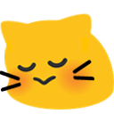 Meow Blush 2 — cat emoji for Slack & Discord