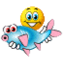 Catch Fish — cartoon emoji for Slack & Discord