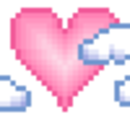 Clouds Heart — heart emoji for Slack & Discord (Discord)