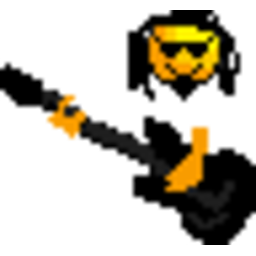 Guitar Rock — cartoon emoji for Slack & Discord (Discord)