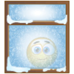 Window Snow — cartoon emoji for Slack & Discord (Discord)