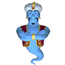 Blue Genie — character emoji for Slack & Discord