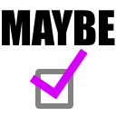 Maybe — symbol emoji for Slack & Discord
