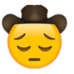Sadcowboy — sad emoji for Slack & Discord (Discord)