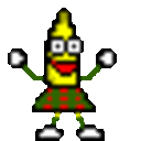 Bananadance Kilt — cartoon emoji for Slack & Discord