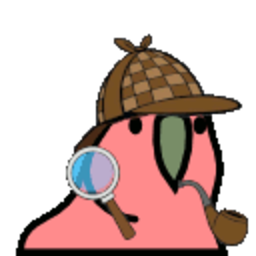 Sherlock Holmes Parrot — parrot emoji for Slack & Discord (Discord)