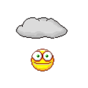 Lightening Struck — cartoon emoji for Slack & Discord