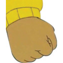 Arthur Fist 2 — cartoon emoji for Slack & Discord