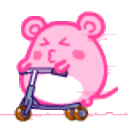 Scooter Pinkmouse — cartoon emoji for Slack & Discord