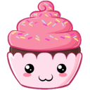 Pink Cupcake — cute emoji for Slack & Discord