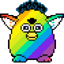 Party Furby — colorful emoji for Slack & Discord