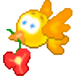 Bird Flower — cartoon emoji for Slack & Discord (Discord)